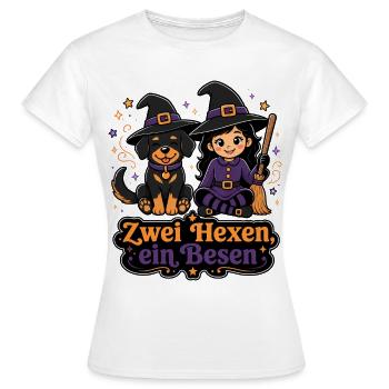 Hexen-Meute - Frauen T-Shirt - Weiß - Vorne - AI Model Female 172 dark (172cm)