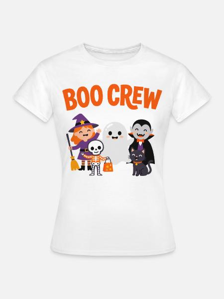 Boo Crew Halloween Friends - Women's T-Shirt - white