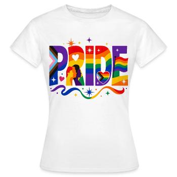 Pride Spruch für LGBTQ Aktivisten & Fans - Frauen T-Shirt - Weiß - Vorne - AI Model Female 172 dark (172cm)