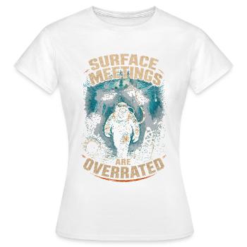 Berufstaucher Industrietaucher - Frauen T-Shirt - Weiß - Vorne - AI Model Female 172 dark (172cm)