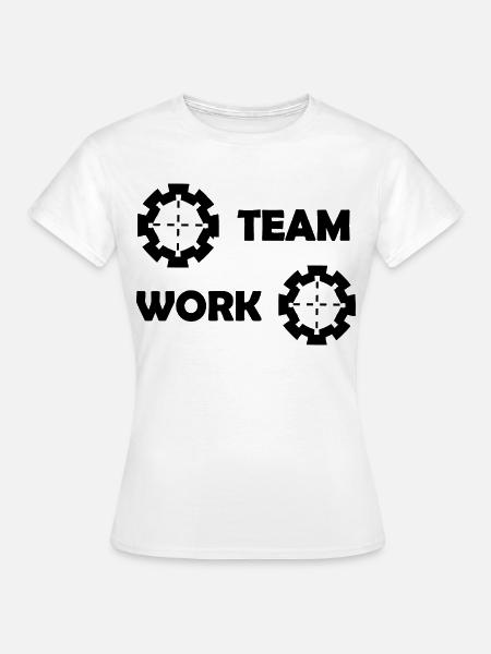 Die Teams at work - Frauen T-Shirt - Weiß