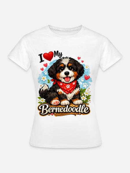 Bernedoodle - Frauen T-Shirt - Weiß