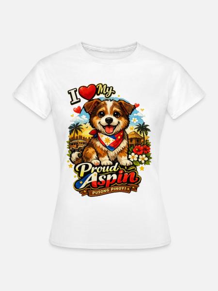 Aspin-Hund – Stolz der Philippinen - Frauen T-Shirt - Weiß