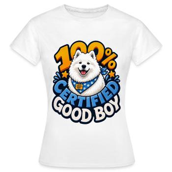 Samojeden - Frauen T-Shirt - Weiß - Vorne - AI Model Female 172 dark (172cm)