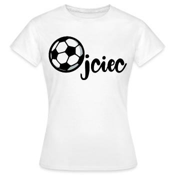 Football Dad Dad - Women's T-Shirt - white - Front - AI Model Female 172 dark (172cm)