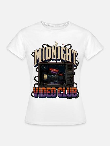 Midnight Video Club Neon - Frauen T-Shirt - Weiß