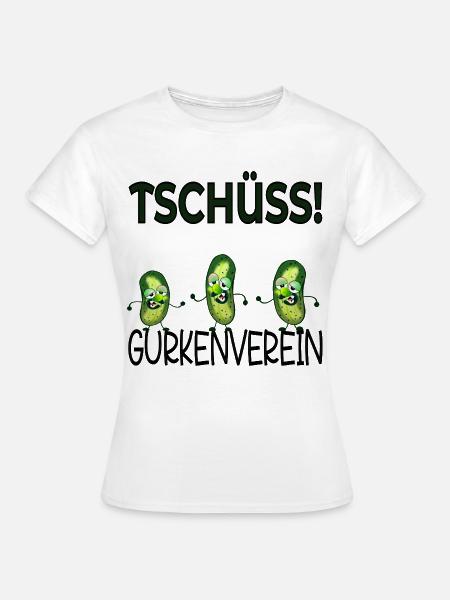 Abschied Kollegen Gurkenverein - Frauen T-Shirt - Weiß