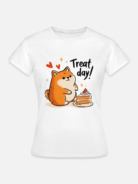 Leckerei-Tag! - Frauen T-Shirt - Weiß
