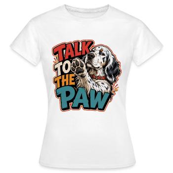 Englischer Zuspieler - Frauen T-Shirt - Weiß - Vorne - AI Model Female 172 dark (172cm)