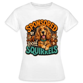 Cocker Spaniel anglais - T-shirt Femme - blanc - Devant - AI Model Female 172 dark (172cm)