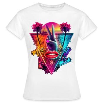 Neon Bizzare - Frauen T-Shirt - Weiß - Vorne - AI Model Female 172 dark (172cm)