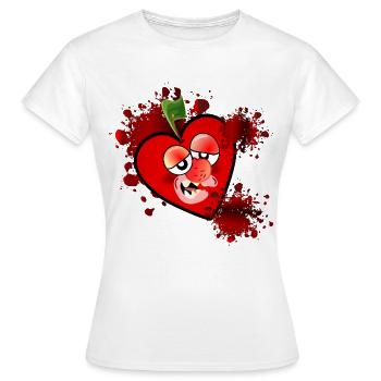Halloween Costume Cherries - Women's T-Shirt - white - Front - AI Model Female 172 dark (172cm)