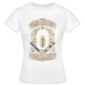 Tailleur de pierre La plomberie de pierre est tout - T-shirt Femme - blanc - Devant - AI Model Female 172 dark (172cm)