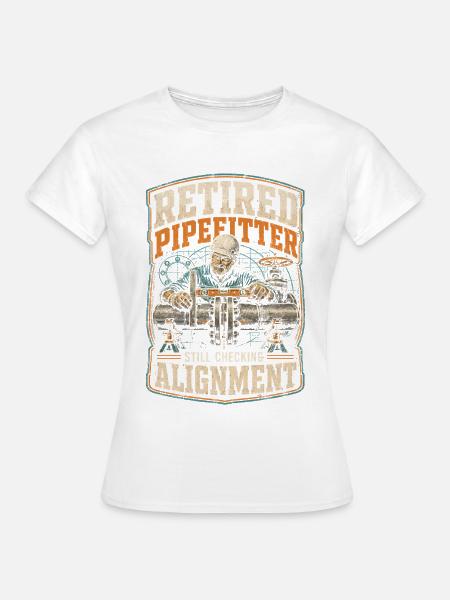 Rohrleger Rohrleitungsbauer - Frauen T-Shirt - Weiß