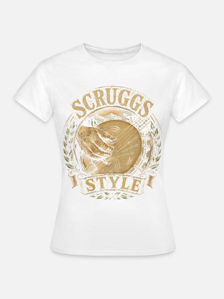 Bluegrass Musik Scruggs Style - Frauen T-Shirt - Weiß