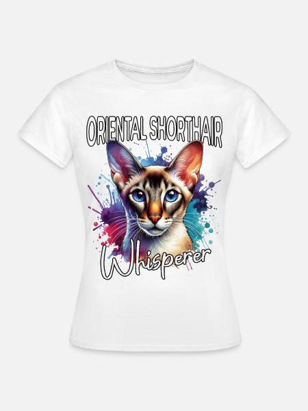 Orientalisch Kurzhaar Flüsterer - Frauen T-Shirt - Weiß