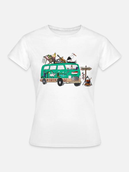 Ungarn Camper Wohnmobil - Frauen T-Shirt - Weiß