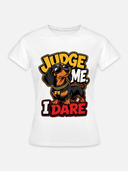 Dackel - Frauen T-Shirt - Weiß