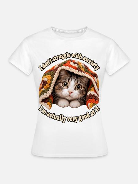 Gut in Angst - Frauen T-Shirt - Weiß