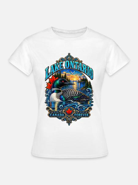 Lake Ontario  - Frauen T-Shirt - Weiß