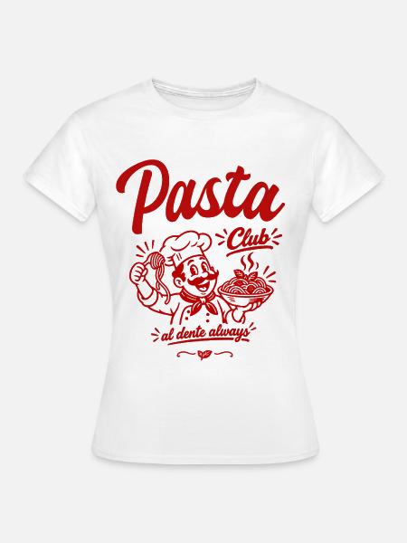 Pasta Club - Frauen T-Shirt - Weiß