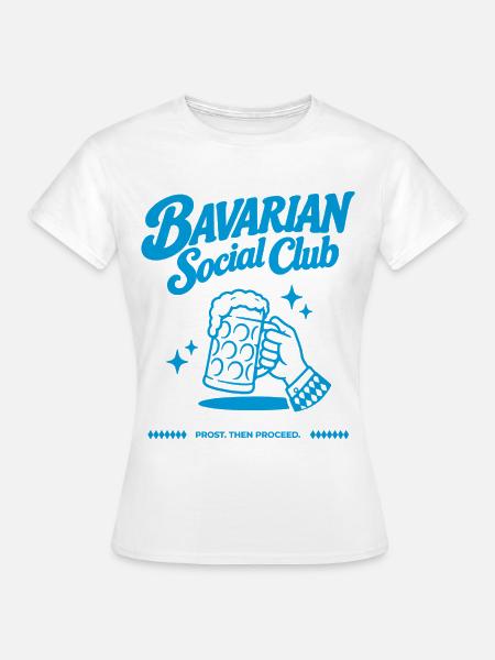 Bavarian Social Club - Frauen T-Shirt - Weiß