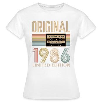 40. Geburtstag, 40 Jahre - Frauen T-Shirt - Weiß - Vorne - AI Model Female 172 dark (172cm)