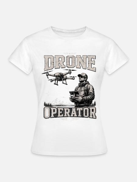 Drone Pilot – FPV Racing & Quadcopter Design - Frauen T-Shirt - Weiß