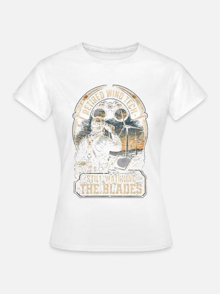 Windkraftanlagen Techniker Windkrafttechniker - Frauen T-Shirt - Weiß