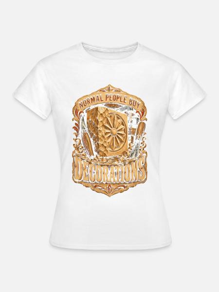 Holzschnitzerei Schnitzen Holzschnitzen - Frauen T-Shirt - Weiß