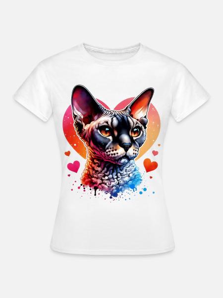 Devon Rex - Frauen T-Shirt - Weiß