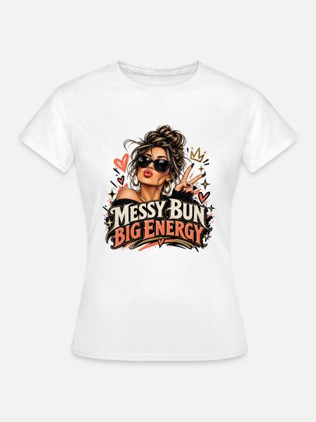 Große Energie - Frauen T-Shirt - Weiß