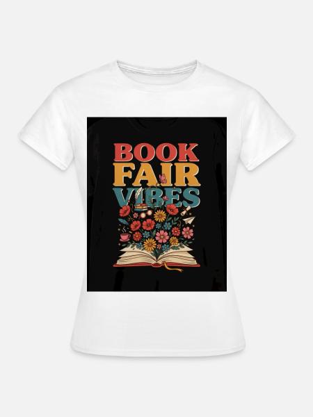 Buchmesse-Vibes - Frauen T-Shirt - Weiß