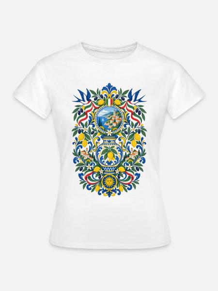 Italien | Zitronen, Oliven & Küste - Frauen T-Shirt - Weiß