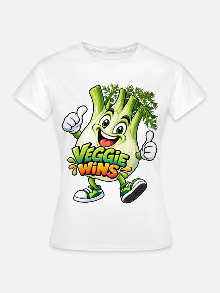 Lustiger Fenchel - Frauen T-Shirt - Weiß