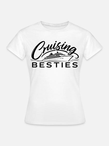 Cruising Besties - Frauen T-Shirt - Weiß
