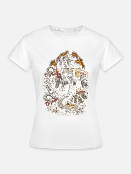 Abschleppfahrer Abschlepper Pannenhelfer - Frauen T-Shirt - Weiß