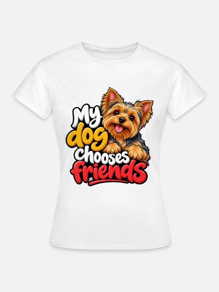 Yorkshire Terrier - Frauen T-Shirt - Weiß