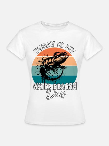 Chinesische Wasseragame - Frauen T-Shirt - Weiß
