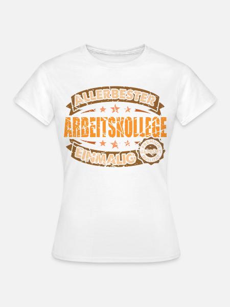 Allerbester Arbeitskollege Einmalig Geschenk - Frauen T-Shirt - Weiß