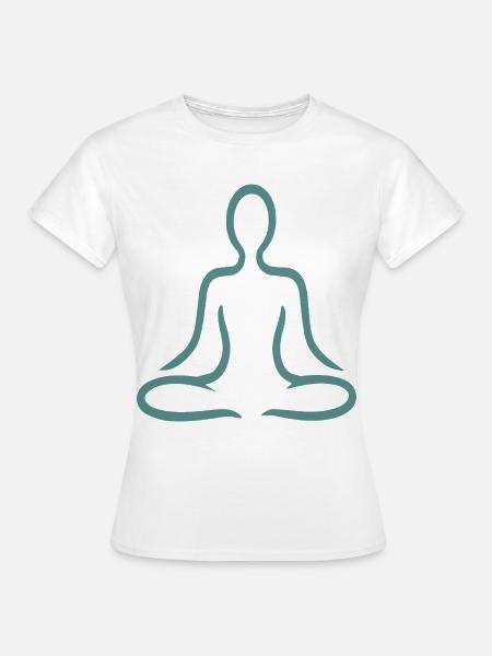 Yoga Und Meditation - Frauen T-Shirt - Weiß