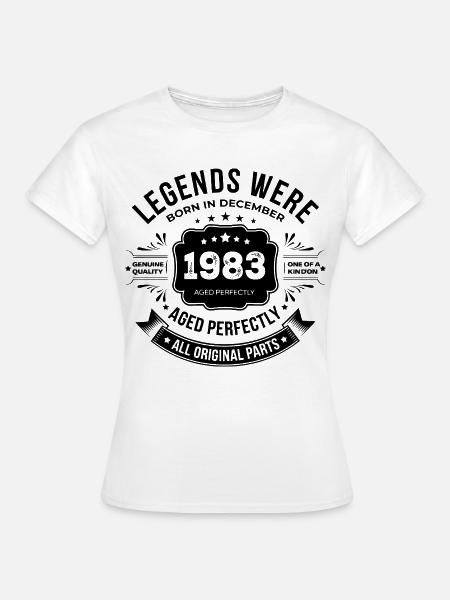 Dezember 1983 - Frauen T-Shirt - Weiß