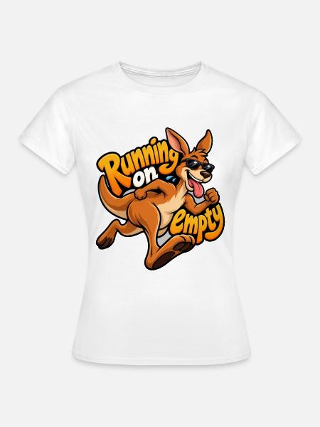 Känguru - Frauen T-Shirt - Weiß