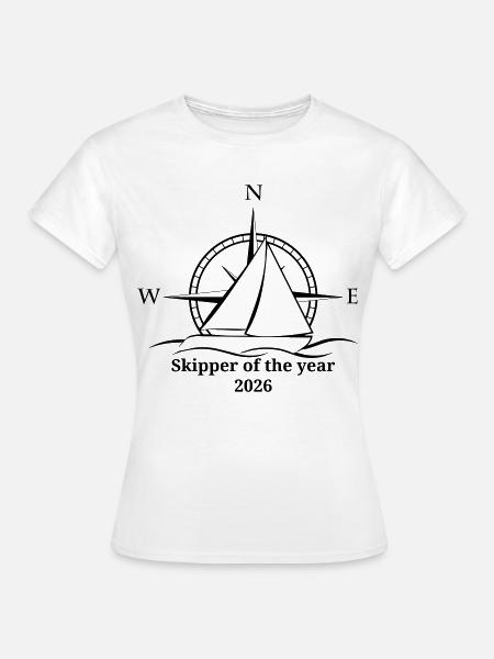Skipper of the year 2026 - Frauen T-Shirt - Weiß