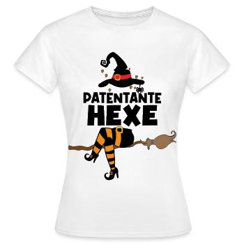 Patentante Hexe Halloween Familienkostüm Familie - Frauen T-Shirt - Weiß - Vorne - AI Model Female 172 dark (172cm)