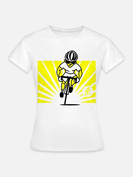 Radfahrer - Frauen T-Shirt - Weiß
