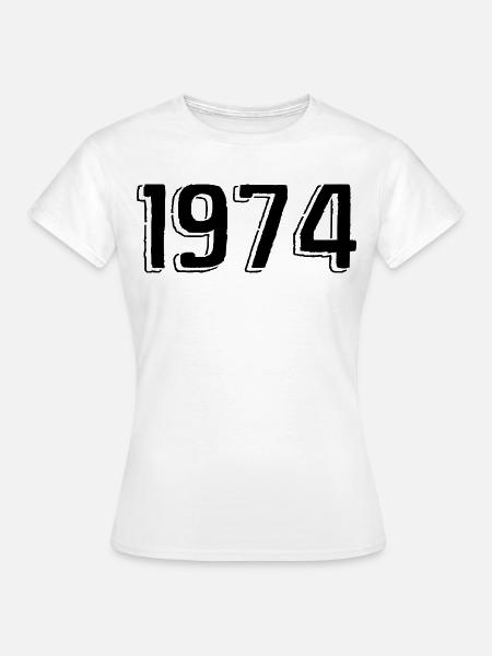 1974 - Frauen T-Shirt - Weiß