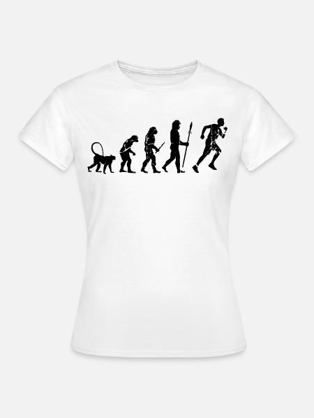 Entwicklung eines Läufers - Frauen T-Shirt - Weiß