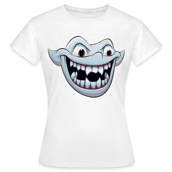The Giggle Factory - Women's T-Shirt - white - Front - AI Model Female 172 dark (172cm)