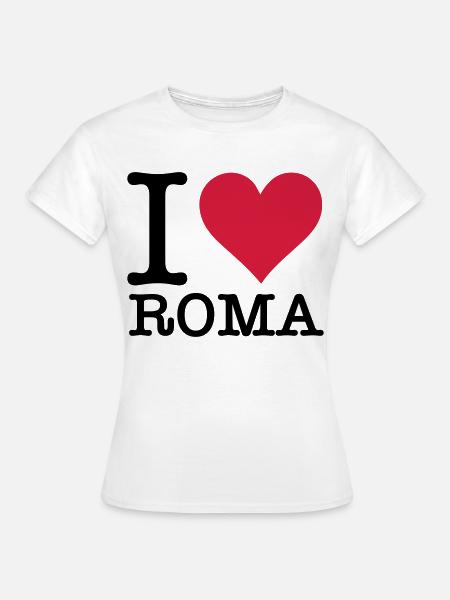 Ich liebe Rom - Frauen T-Shirt - Weiß